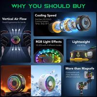 Gambar Black Shark FunCooler 5 Gaming Gears Pendingin Ponsel for Gamer dan Streamer Pendingin Super Cepat Hingga -35C With RGB Lighting Effects Type-C Plug and Play support Magnetic - Black dari MITIMES Kota Administrasi Jakarta Timur 3 Tokopedia