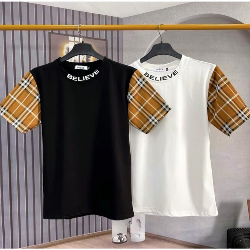 Áo thun nam Hàn Quốc vải cotton co dãn phối chữ trẻ trung thương hiệu mẫu mới chuẩn form PVT FASHION 0