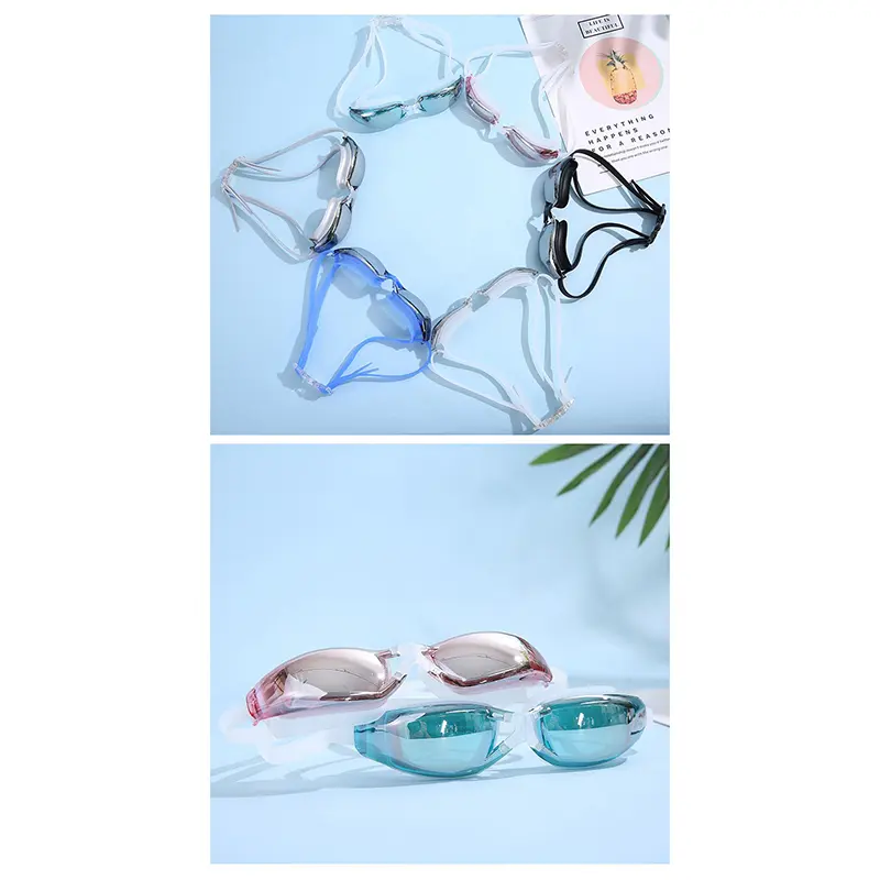 Kính Mắt Phẳng, Unisex, Chống Thấm Nước, Lớp Phủ Chống Sương Mù, Thích Hợp Để Bơi Lội, Kính Bảo Hộ 4