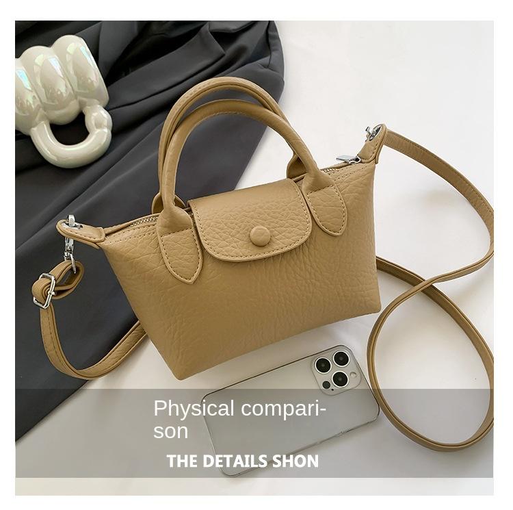 Product Introduction of New Niche Design Crossbody Small Bag Fashion All-Match Handbag Casual Shoulder Bucket Bag Women's Bag 4