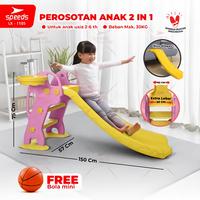 Gambar SPEEDS Mainan Perosotan Anak Seluncuran Kuda Kudaan Ayunan Playgym Karakter Plastik 001-M1105 - 1101BRU dari Speedshome Kab. Tangerang 1 Tokopedia