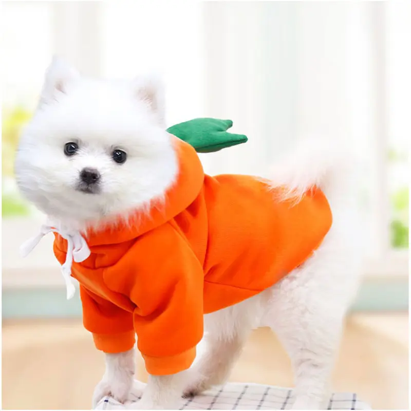 Winter Warm Fleece 1pc Cute Fruit Design Dog Hoodie - Christmas Gift Pet Clothes For Dogs 6