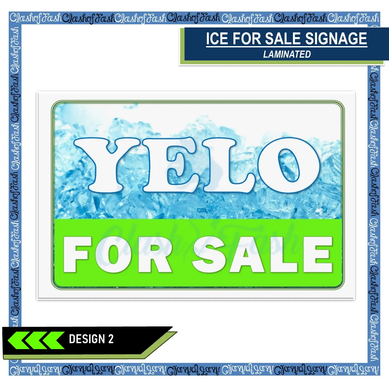 Laminated Signage: ICE AND ICE CANDY FOR SALE | ICE | YELO | ICE TUBIG ...