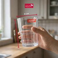 Gambar ASVITA Gelas Plastik Matcha 400 ML - 6 PCS - Food Grade Wadah Minuman dari ASVITA Plastic Indonesia Kota Tangerang 2 Tokopedia