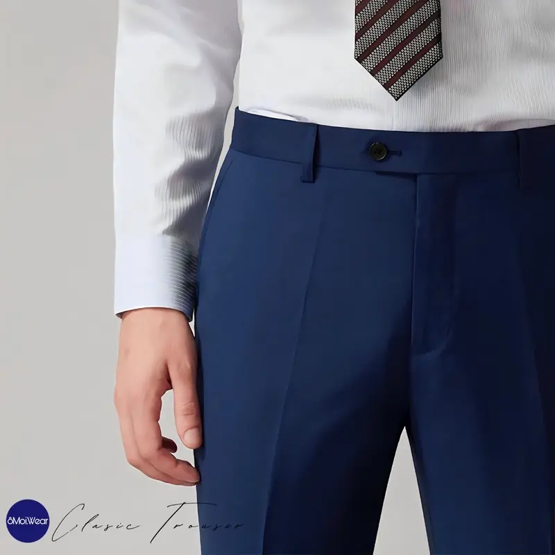 8MOIWEAR Celana Formal Pria Slimfit Panjang Kantor Pria Slimfit 2