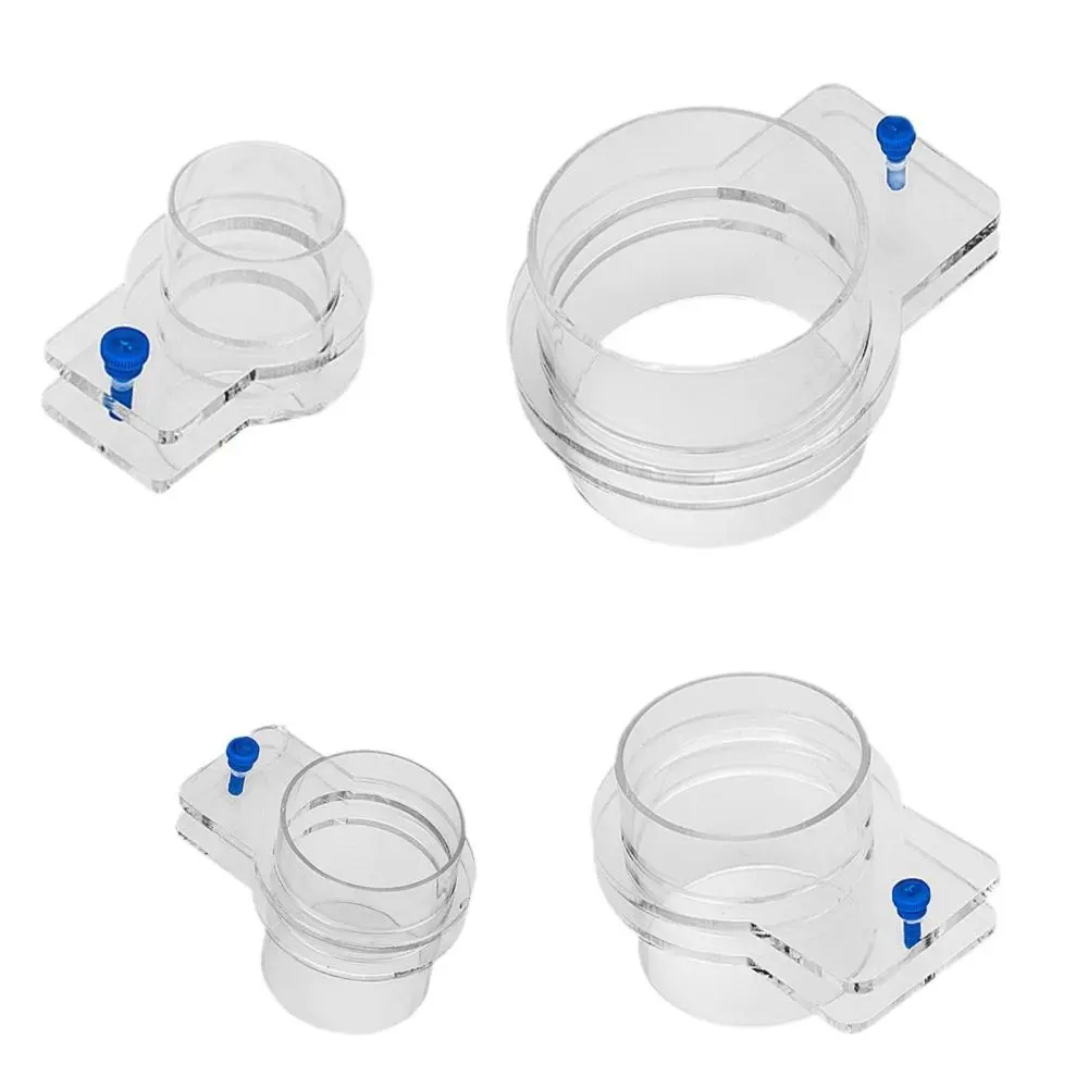 Acrylic Fish Feeder Clear Fish Feeding Ring Food Feeder for Aquarium Fish