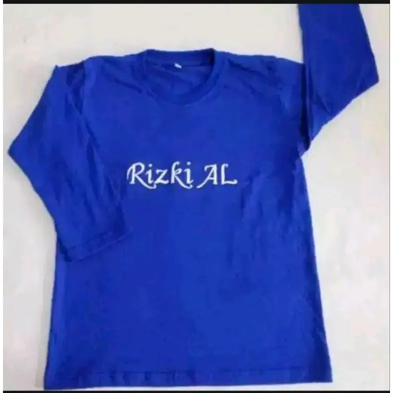 kaos nama anak riques bordel tangan panjang bisa riques nama suka suka