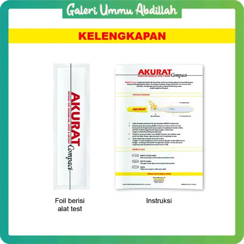 Akurat Compact Alat Tes Kehamilan Compact Akurat Tespek Privasi Terjamin 2