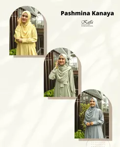 KAFFA BUSANA - Pasmina Kanaya | Khimar Kanaya | Pasmina Snowsheer