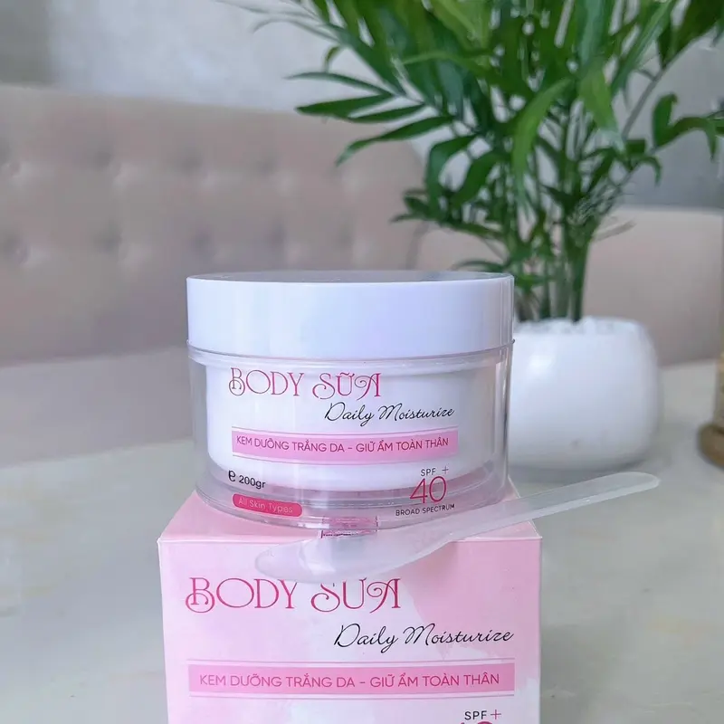 Kem Body Sữa Út Nhị Không Bết Dính, Không Lộ Vân Kem Dưỡng Da Body 6