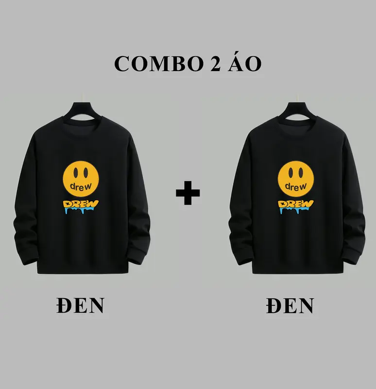 Áo Thun Dài Tay Mặt Cười Form Dáng Dễ Phối Đồ Co Dãn Thoải mái Nam Menswear Cổ Tròn Unisex The Varuss 5