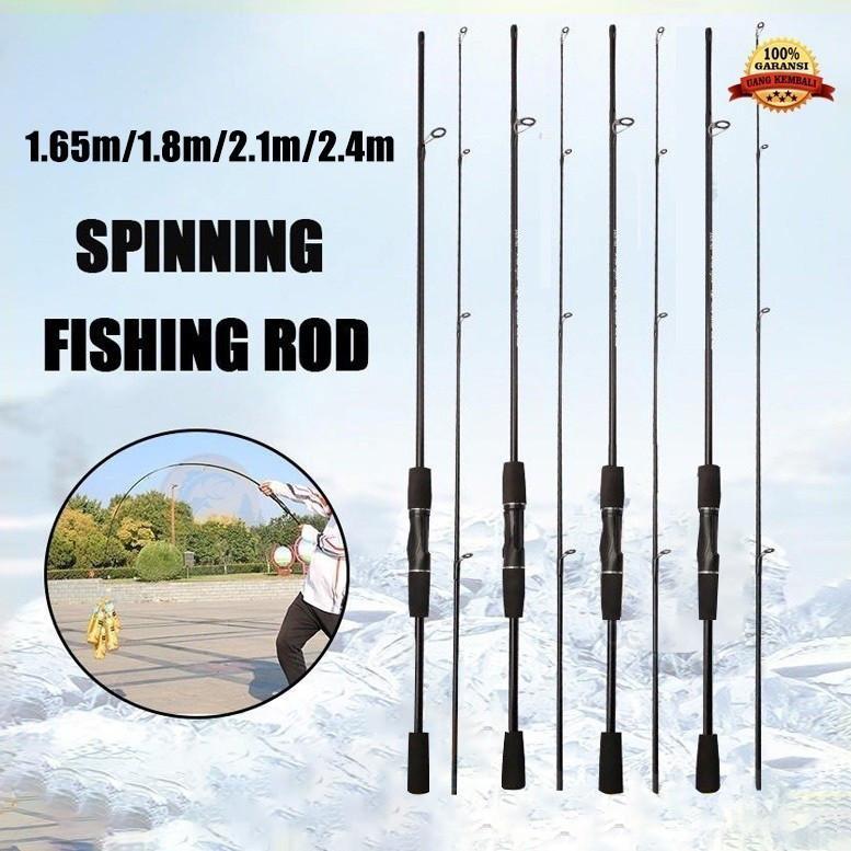 SET JORAN 【# Beli 1 Dapat 5 #】1.65m/1.8m/2.1m/2.4m Pancing Set Lengkap Murah Pancing 1 Set Lengkap Kuat COD Set Alat Pancing Murah Pancing 1 Set Murah Dan Kuat 1.65m 1.8m 2.1m 2 Bagian Pancing 1