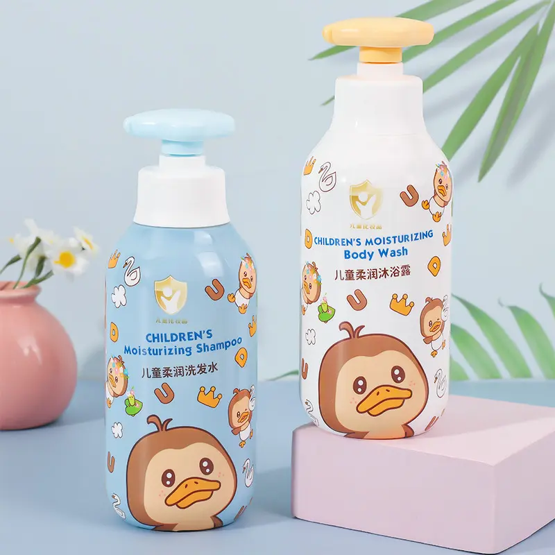 Cocosiliya Calendula Children's Shampoo Body Wash Gentle Silicone Oil Free Body Wash Shampoo Children's Baby Bathing Moisturizing