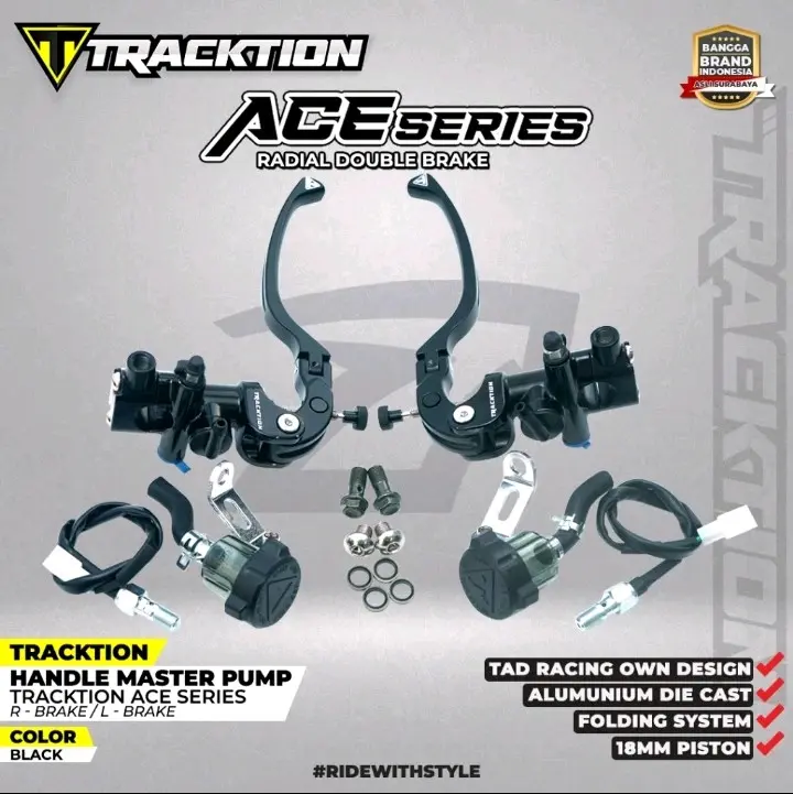 HANDLE MASTER PUMP TRACKTION ACE SERIES HMR-2 L/R BRAKE 1