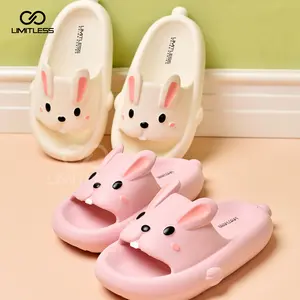 LIMITLESS Sandal Kelinci Dewasa Dan Anak Wanita Sendal Cewek Slop Kaki Anak Perempuan Empuk Karet Fashion Lucu Kekinian Terbaru 2024 Size 30 - 41