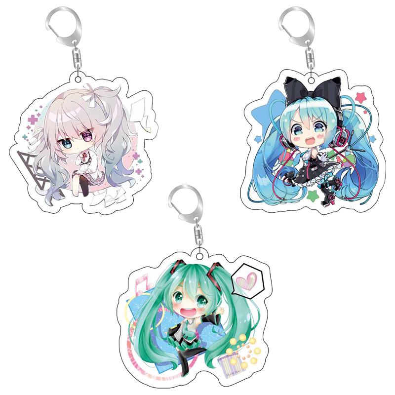 Chìa khóa acrylic Hatsune Miku, ba lô, mặt dây chuyền, túi, phụ kiện, thiết bị…
