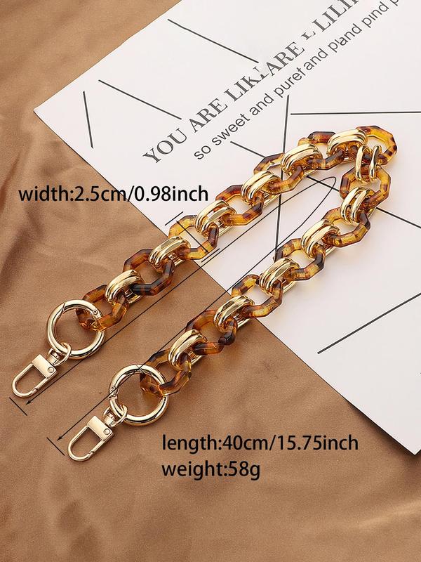 Vintage Ombre Chain Bag Strap, Fashionable Bag Strap for Women's, 1 Count Casual Trendy Versatile High-quality Daily Bag Strap 2
