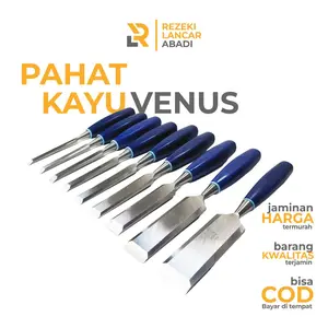 VENUS Pahat kayu Tatah kayu Pahat Bonsai Tangkai Fiber Aneka pilihan Ukuran lebar Dijual ECER Kwalitas Awet tajamnya