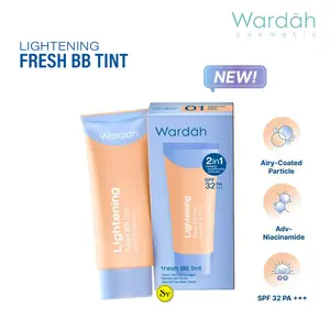 Wardah Lightening Fresh BB Tint (15ml/30ml) Alas Bedak 4 Warna Makeup Wardah Lightening BB Cream BPOM