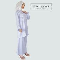 Gambar NRS Series - Baju PDH Putih Wanita Seragam Setelan Dinas PNS Tunik - putih putih set rok, S dari NRS Series_NEW Kab. Tasikmalaya 4 Tokopedia
