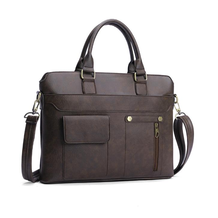 Giá dùng thử Cặp da công sở đựng laptop 15.6 inch thanh lịch sang trọng_ZKC02