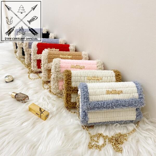 (Hot Trend, Sẵn Hàng) Túi Xách Tự Đan Làm Quà Tặng Cho Người Thương, Túi Đan Len Handmade Có Bộ Đồ Làm Túi (Có Ảnh Thật) Bag Nữ