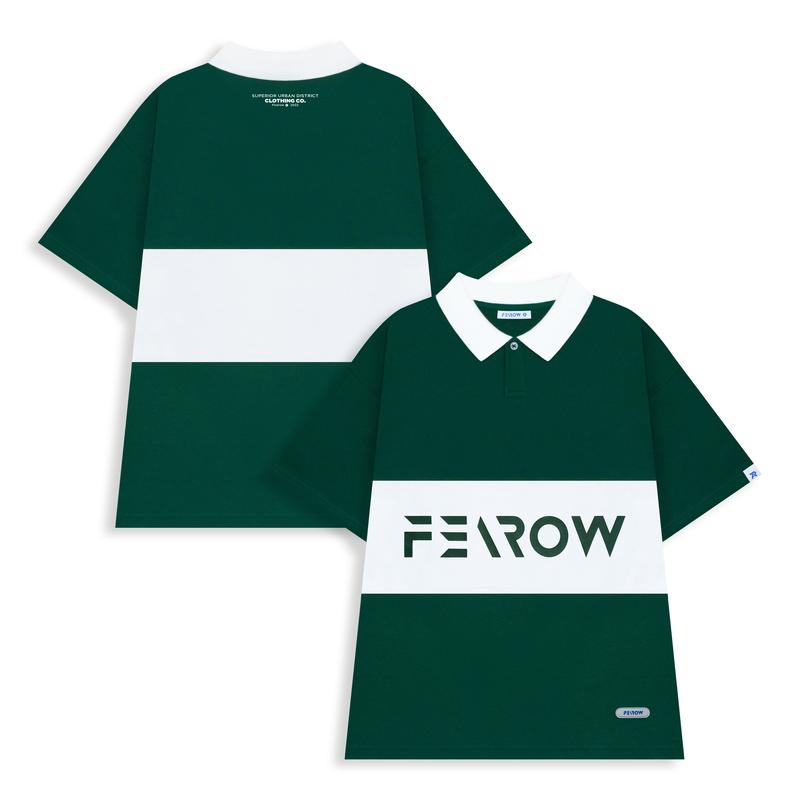 Áo Polo Fearow Cross / Xanh Lá Trắng - FW708