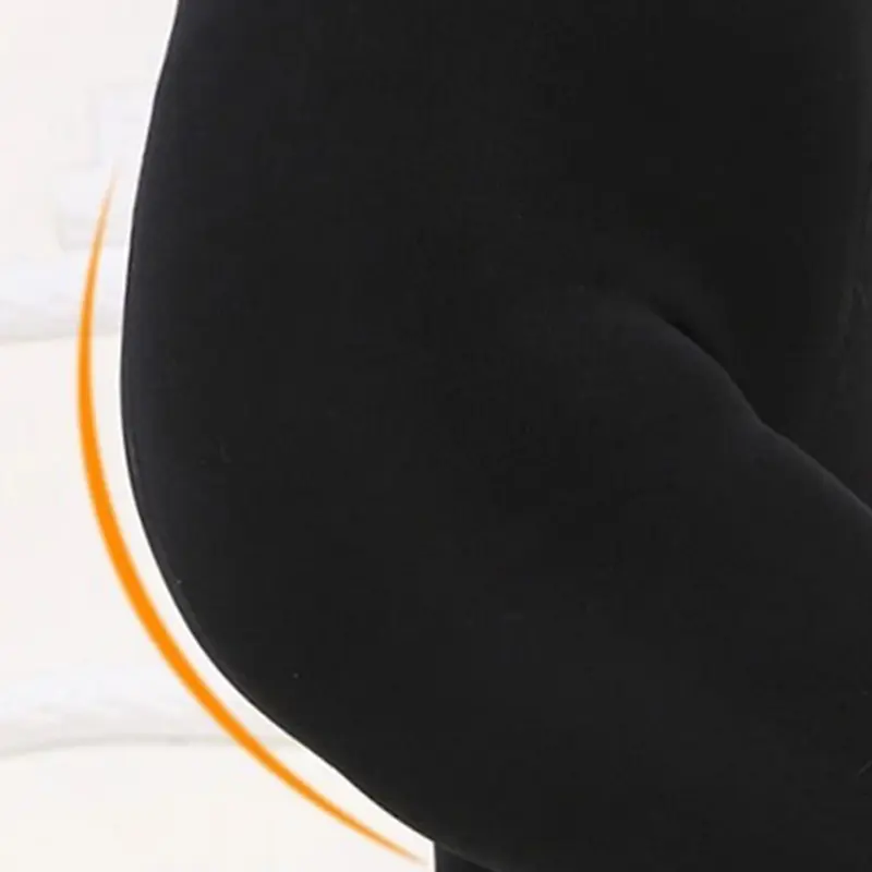 Quần Legging Giữ Ấm, Xkefyik, Co Giãn Và Chống Gió, Quần Giữ Nhiệt, Dành Cho Nữ, Mùa Thu Và Mùa Đông, Màu Trơn Lót Nhung, Ấm Áp, Quần Legging Giữ Ấm, Quần Áo Nữ, Co Giãn 4