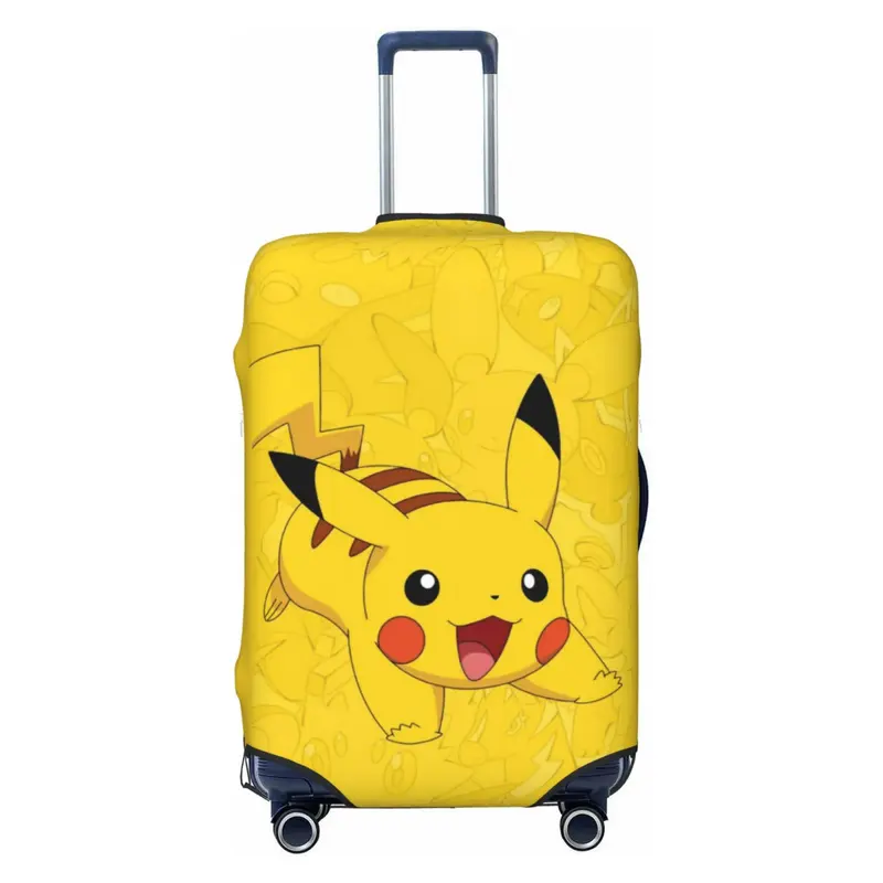 Vỏ Bọc Hành Lý Pikachu, Vỏ Bọc Vali Du Lịch Bảo Vệ Chống Mài Mòn Dày Dặn Đàn Hồi Chống Thấm Nước Và Chống Bụi Pokémon Quái Vật Bỏ Túi 0