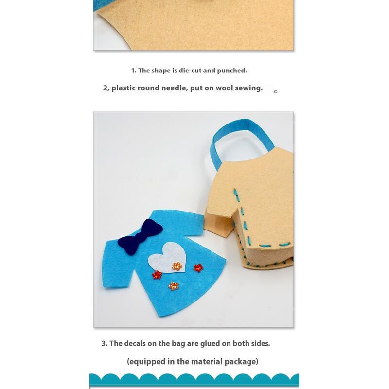 Product Introduction of Túi Thủ Công Cho Trẻ Em, Có Nhạc May Vá, Chất Liệu Vải Không Dệt, Tự Làm, Thiết Kế Hoạt Hình, Dán Ba Chiều, Làm Đồ Chơi Bộ Ghép Hình, Thân Thiện Với Môi Trường, Được Làm Bằng Vật Liệu Túi Toy 5