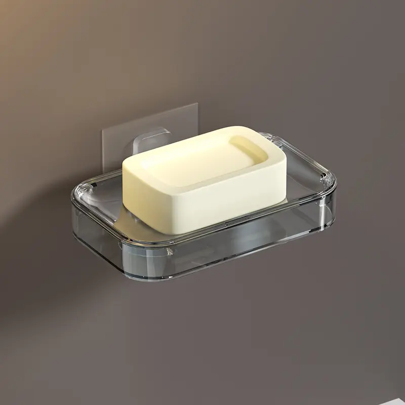 Giá Để Đồ COD-Giá Để Đĩa Xà Phòng, Giá Để Đồ Gắn Tường Cho Phòng Tắm, Phòng Tắm, Hệ Thống Thoát Nước Chịu Lực, Hai Lớp, Không Đục Lỗ, Chịu Tải, Chống Thấm Nước Và Chống Ẩm Mạnh, Phiên Bản Mới Nhất HUGME 6
