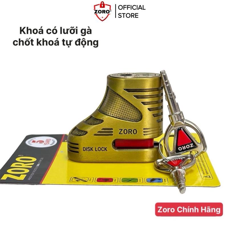Ổ khoá đĩa xe máy Zoro cao cấp - FREESHIP Phụ Kiện Phụ Tùng