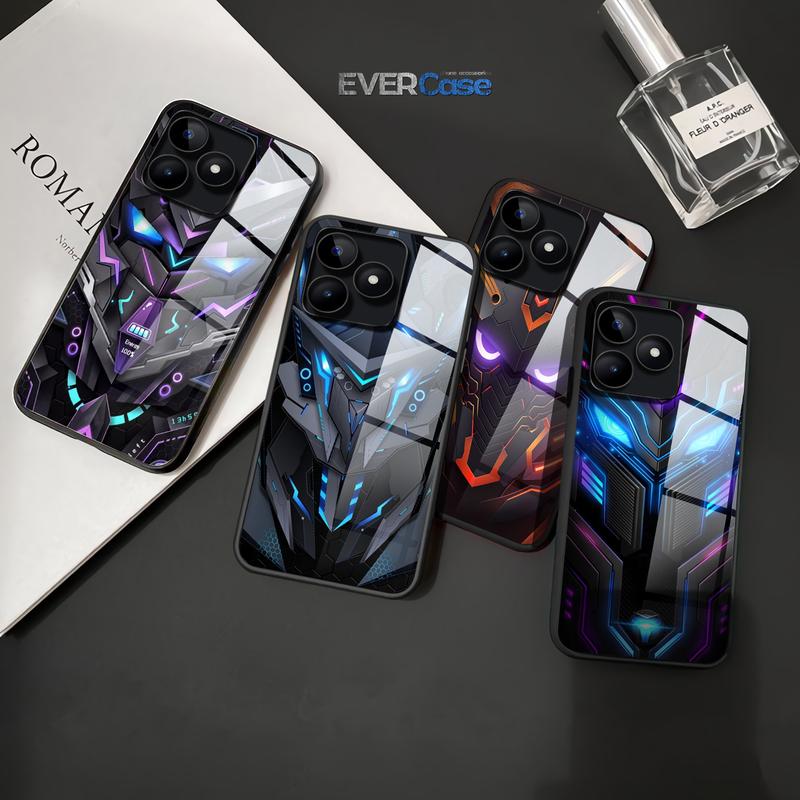 EV47 Softcase Glass Untuk Semua Tipe HP Inf*nix Iph*ne Opp* R*ealme S*msung V*vo X*aomi -  LIVE Tulis Tipe HP Di Catatan/ Chat Admin Silikon - CASE PREMIUM - CAMERA PROTECTION 0