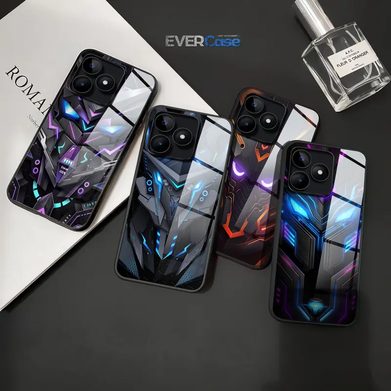 EV47 Softcase Glass Untuk Semua Tipe HP Inf*nix Iph*ne Opp* R*ealme S*msung V*vo X*aomi -  LIVE Tulis Tipe HP Di Catatan/ Chat Admin Silikon - CASE PREMIUM - CAMERA PROTECTION 0