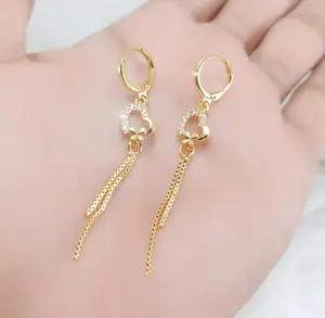 anting wanita motif jurai vita titanium dewasa gold