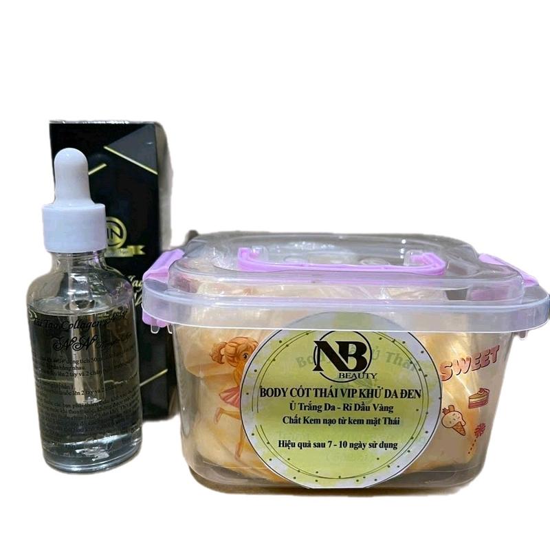 Nước Lột Peel Da Tái Tạo N&N Và Kem Body Cốt Vip NB Beauty Hổ Trợ Làm Đẹp Da  Skincare