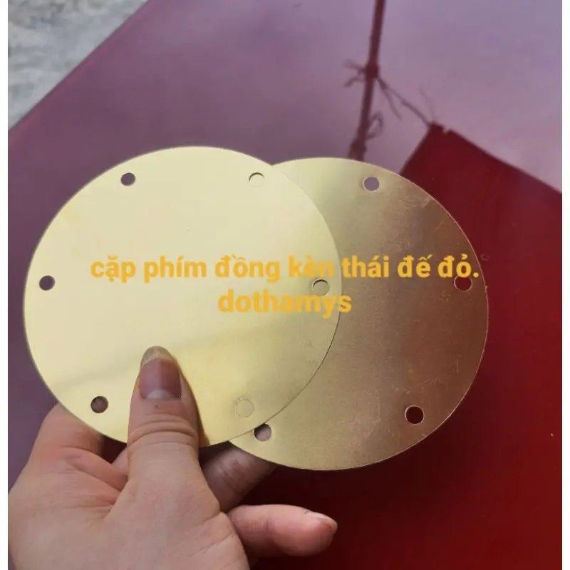 cặp phím đồng kèn thái+ lò xo kèn thái đôi đế đỏ, phím đồng kèn 1