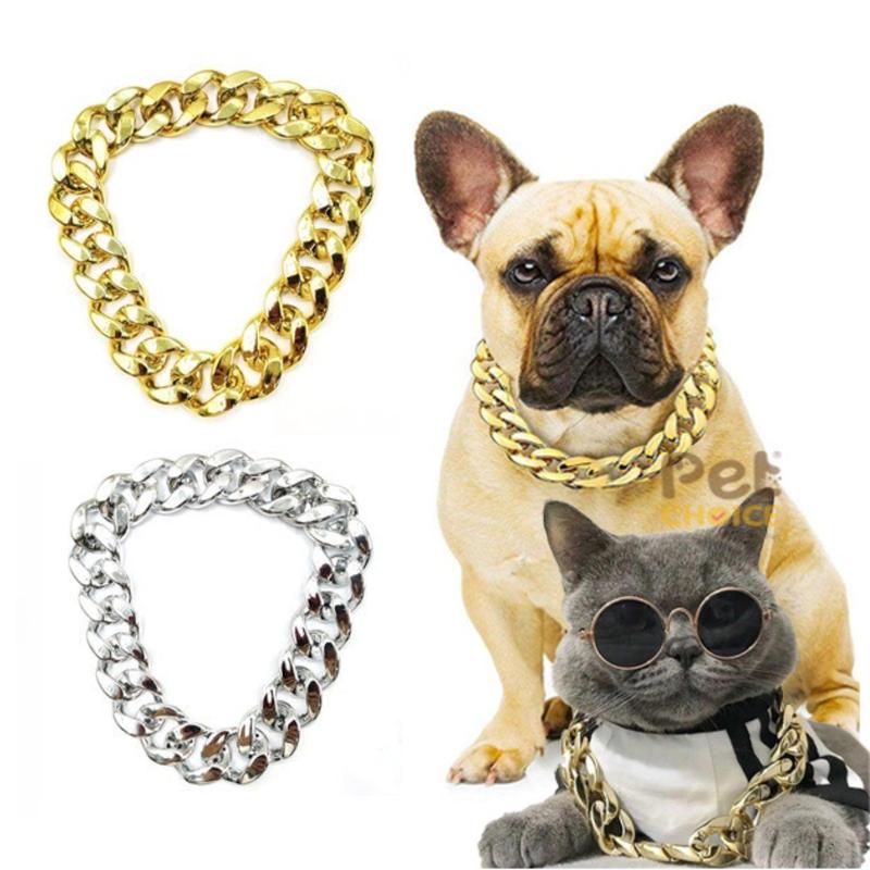  Vòng cổ cho chó mèo dây chuyền vàng bạc phụ kiện thời trang cho thú cưng - PetChoice 