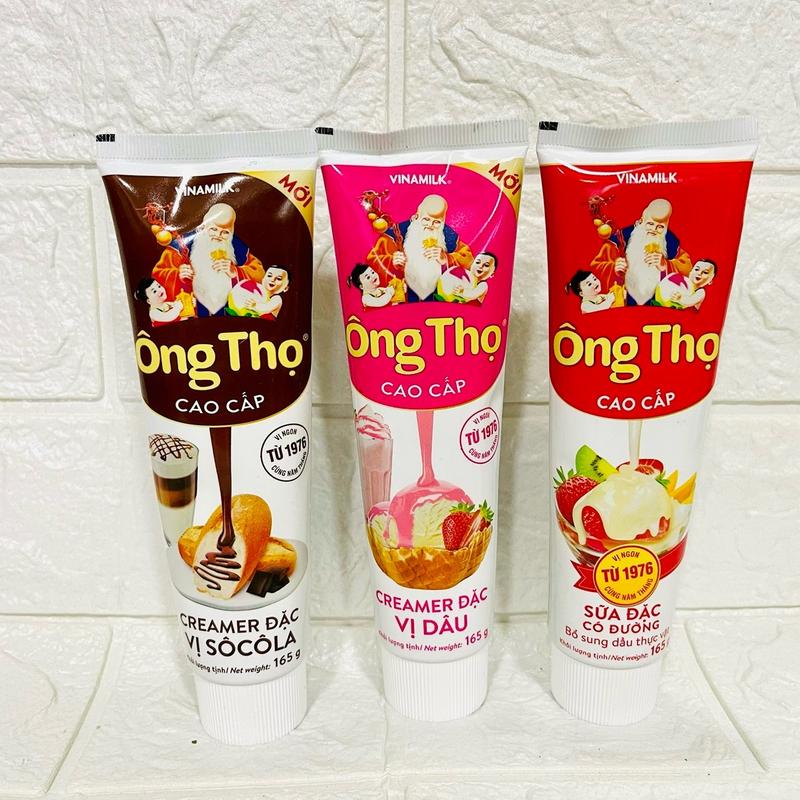Sữa Ông thọ dạng tuýp 165g SIÊU HOT HIT TIỆN LỢI – Sữa đặc có đường ông thọ