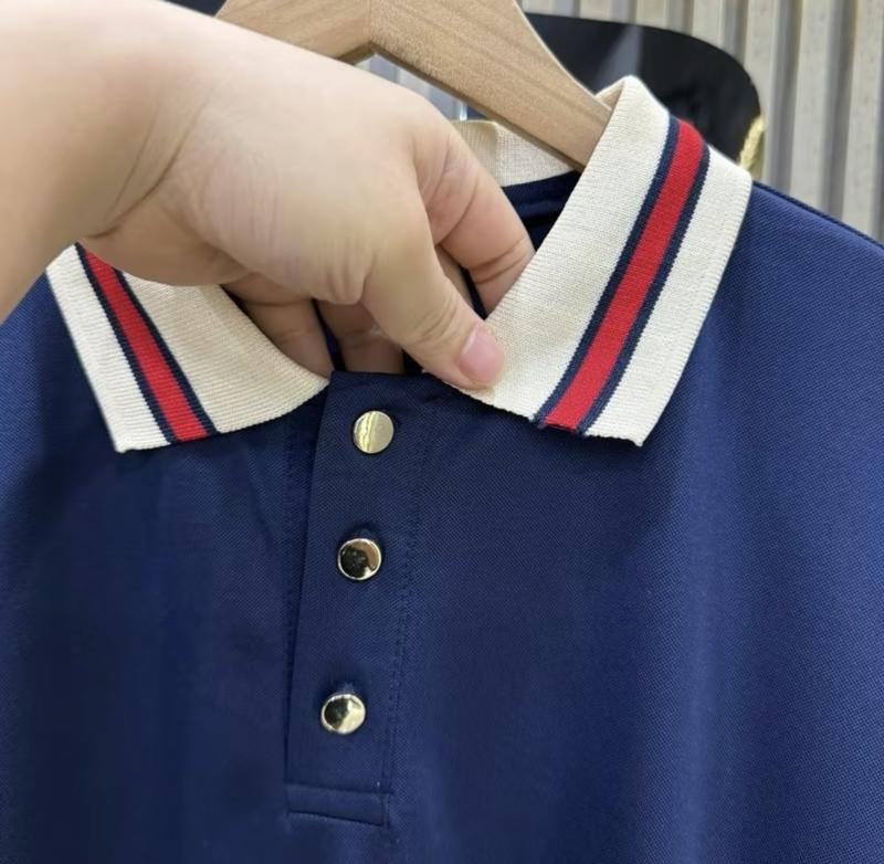 Áo Polo kẻ viền cổ dệt gân gai co dãn 4 chiều mát lạnh dành cho nam nữ fom unisex 3