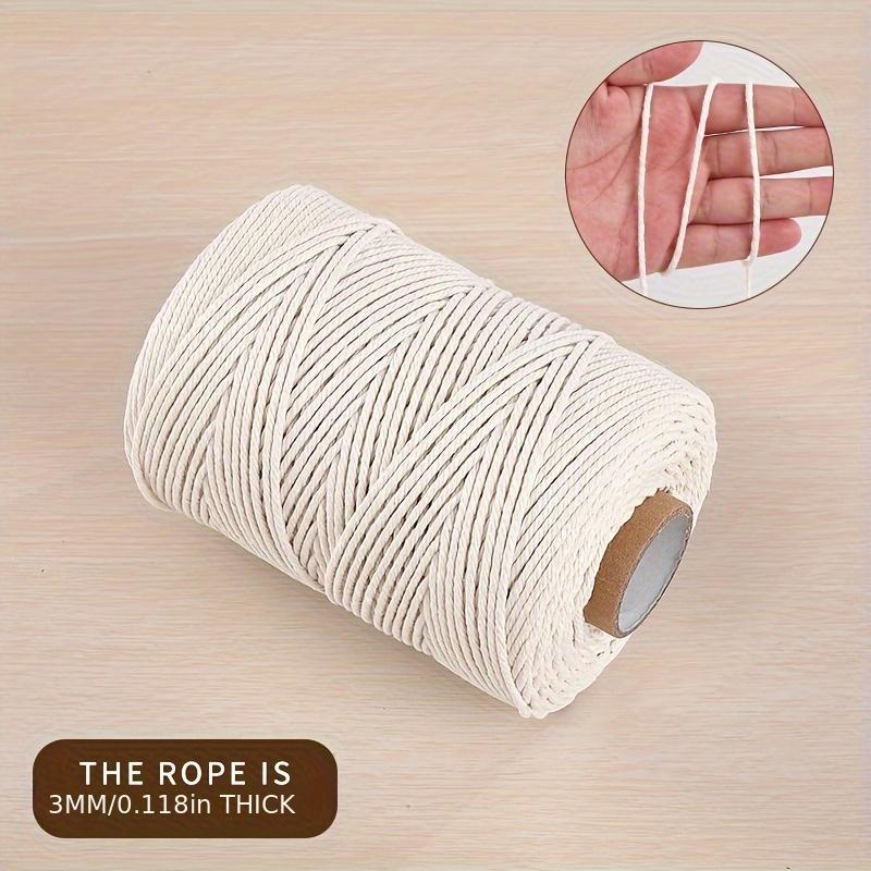 100m Handmade Braided Thread (1 Roll), Cylindrical Braided Thread, Handmade Braided Thread for DIY Craft, Sewing Supplies 2
