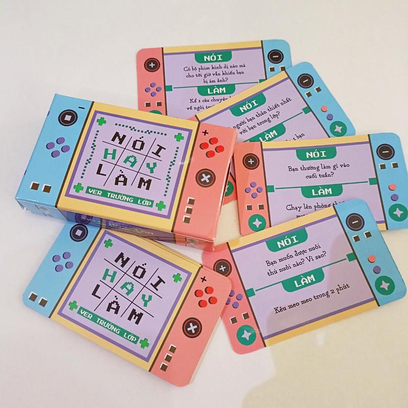 Product Introduction of Bộ NÓI HAY LÀM trường lớp, Lói hay Lèm. Bộ bài Boardgame thật hay thách dành cho học sinh, ver trương lớp trong sáng 17