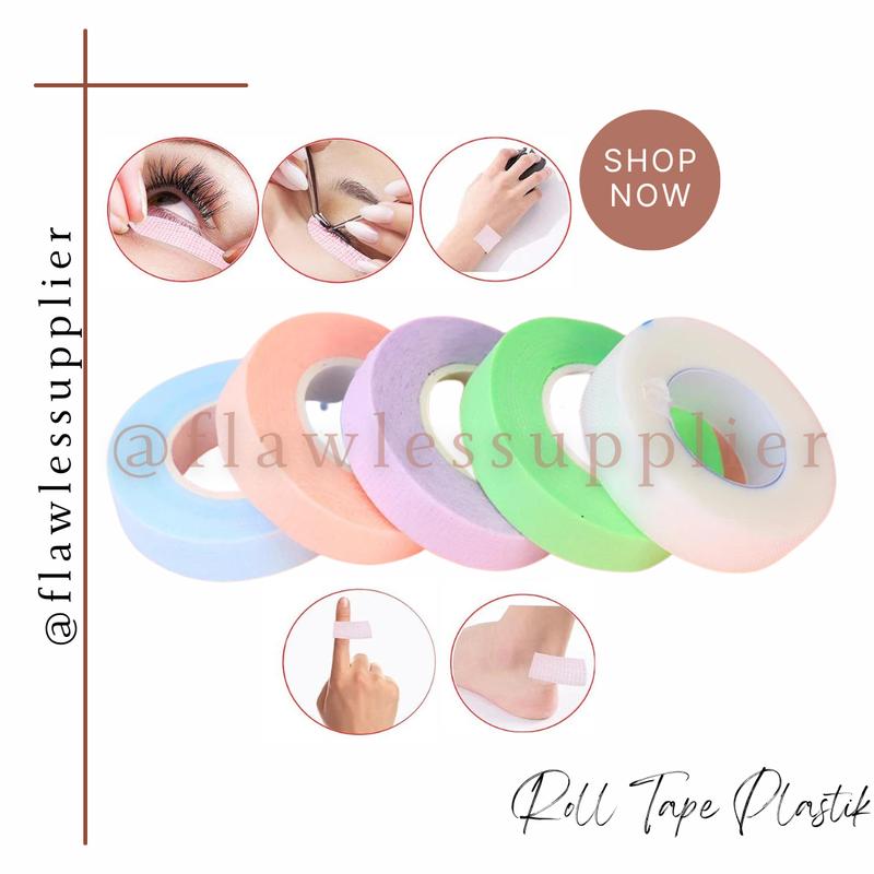 Product Introduction of Micropore Plastik / Roll Tape / Isolatip Kertas Premium For Eyelash Extension Bahan Plastik 1