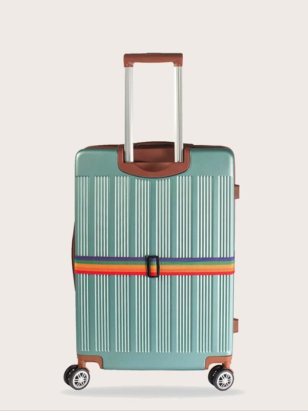 LGBT Portable Rainbow Stripe Print Luggage Strap, Nylon Travel Belt for Suitcase, Bag, Carry-on 2