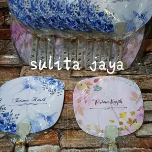isi 50 pcs souvenir pernikahan hadiah pesta kipas shaby kemas plastik Anak-anak Ulang tahun Pernikahan