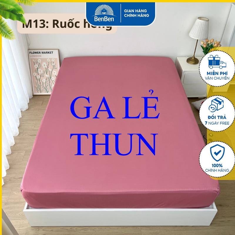 Ga bọc nệm thun lạnh hàn quốc chống nhăn không xù lông - ga lẻ không kèm vỏ gối - BenBen ga giường 1m6×2m ga nệm