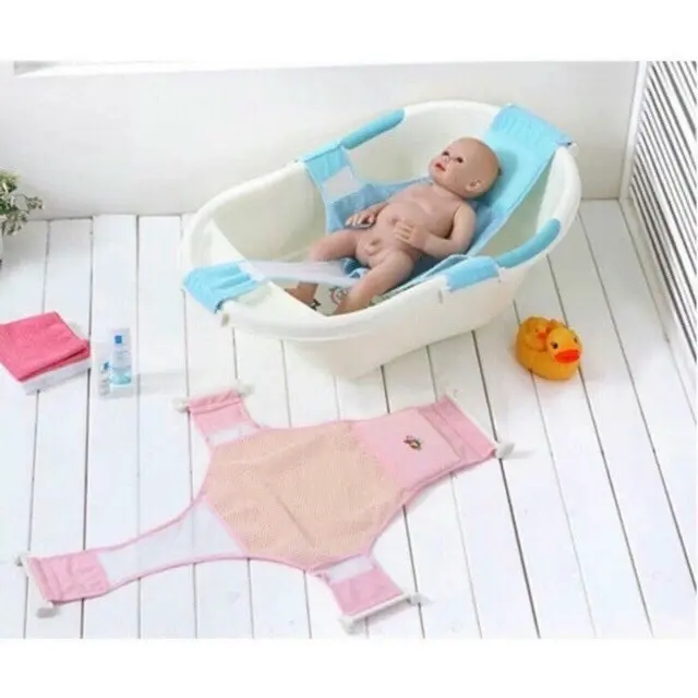 Lưới tắm gấp gọn tiện lợi cho bé sơ sinh, màu xanh và hồng - Voi 5