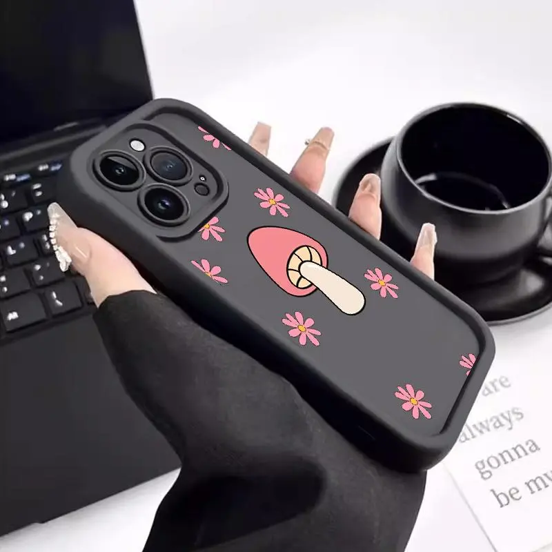 Pro Camera Case For OPPO A5 2018 AX5 A57 4G A54 A53 2020 A5 2020 A52 A53s A54s A55 4G A57s A57e A58 4G A58 5G A5s AX5s Slikon Cartoon Asparagus Softcase Handphone 4