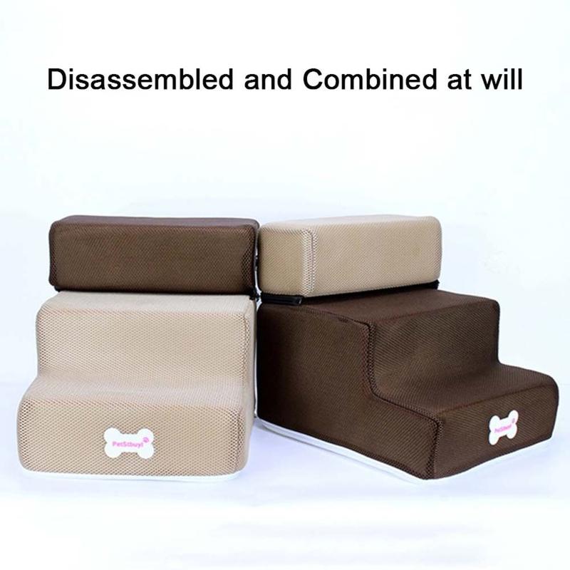 Product Introduction of Multicolor Durable For Small Dog Cat Puppy Climbing Anti-slip Dogs Bed Stairs Pet Ramp Ladder Pet Supplies Dog House 15