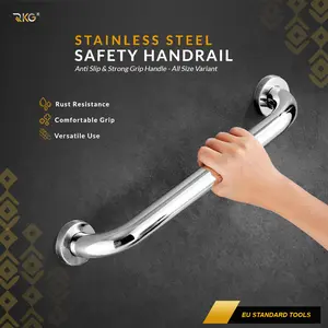 Pegangan Safety Handrail Grab Bar Shower Bathtub Stainless Steel